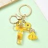 Resin & Alloy Enamel Keychain KEYC-YW00134-20-1