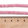 Ombre Effect Dyed Glass Beads Strands GLAA-C043-01G-5