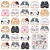 40Pcs 10 Colors Rack Plating Alloy Enamel Pendants ENAM-SC0003-10-1
