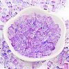 Spray Painted Glass Seed Beads SEED-A034-01J-2