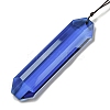 Glass Rectangle Hanging Suncatchers HJEW-P018-C04-2