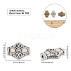 Tibetan Style Alloy Beads TIBEB-FH0001-27-RS-2