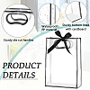 24Pcs Rectangle PVC Gift Bags with Hole Handle for Candy ABAG-BC0001-64-4