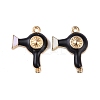Alloy Enamel Pendants ENAM-R149-11C-G-1