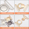 6Sets 3 Colors Zinc Alloy Side Release Buckles FIND-BC0002-43-4