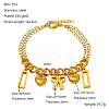 Valentine's Day 304 Stainless Steel Charm Bracelets FS-WGE53E0-01-1