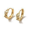 KC Gold Plated Brass Micro Pave Cubic Zirconia Hoop Earring EJEW-L271-01KCG-07-1
