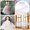 5 Yards Polyester Embroidery Shell Lace Ribbon OCOR-BC0006-66B-6