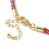 Nylon Cord Bracelets MAK-C003-02G-27-3