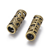 Tibetan Style Hollow Tube Beads LS-MLF10482Y-NF-2