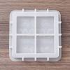 Square Mother's Day Word MOM DIY Tray Silicone Molds DIY-G112-02C-4