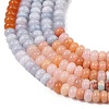 Gradient Color Natural White Jade Beads Strands G-NH0006-A08-01-3