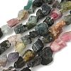 Raw Rough Natural Multicolor Tourmaline Beads Strands G-M453-C09-2