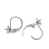 304 Stainless Steel Leverback Earring Findings STAS-G385-04P-2