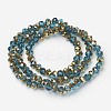 Electroplate Transparent Glass Beads Strands LS-EGLA-A034-T4mm-O03-2