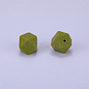 Hexagonal Silicone Focal Beads SI-JX0020A-19-1