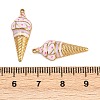304 Stainless Steel Enamel Pendants STAS-I352-02G-03-3