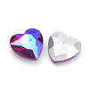 Pointed Back Glass Rhinestone Cabochons RGLA-T015-12mm-03-2