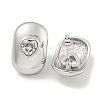 Brass Micro Pave Cubic Zirconia Stud Earrings for Women EJEW-E312-01C-P-2