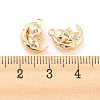 Brass Micro Pave Cubic Zirconia Pendants KK-E090-23G-3