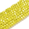 Opaque Glass Beads Stands LS-EGLA-A035-P4mm-B04-1