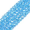 Electroplate Glass Beads Strands LS-EGLA-A044-T4mm-B08-1
