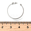 304 Stainless Steel Micro Pave Cubic Zirconia Open Cuff Rings LS-RJEW-S628-02P-3