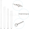 12Pcs 4 Styles 304 Stainless Steel Cable Chain Necklace Making STAS-SC0010-23P-6