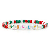 Christmas Resin & Acrylic Beads Stretch Bracelets for Women OZ4869-2-1