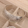 Tibetan Style Alloy Cuff Bangles FS-WGDEA5F-04-1