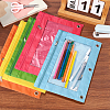5Pcs 5 Colors Oxford Cloth with Alloy Pen Cases for 3-Ring Binder AJEW-CP0007-99B-4
