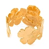 304 Stainless Steel Open Cuff Bangles for Women BJEW-G711-01C-G-3