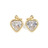 Brass Glass Charms KK-A269-51G-1