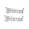 Non-Tarnish 304 Stainless Steel Connector Charms STAS-N095-136E-1