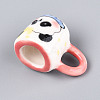 Handmade Porcelain Panda Mug Cup Decoration PORC-T133-21D-3
