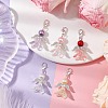 Angel Acrylic & Glass Pearl Pendant Decoration X1-HJEW-JM02364-01-2