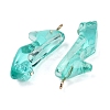 Transparent Resin Rhinestone Pendants LS-RESI-Q021-01D-2