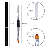 Stainless Steel Double Different Head Nail Art Brush Pens MRMJ-Q034-009-6