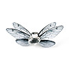 Butterfly Epoxy Resin Pins JEWB-N010-02D-1