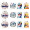 8Pcs 4 Style Landscape Design Series Acrylic Pendants X1-KY-LS0001-27-1