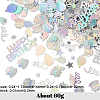 2 Bags Plastic Confetti DIY-SC0031-54A-2