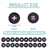 120Pcs 20 Colors Resin Button Eye Cabochons AJEW-FH00028-2