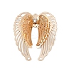 Brass Crystal Rhinestone 3D Hollow Angel Wings Chandelier Component Links KK-A261-05KCG-1