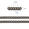 Brass Twisted Chains CHC-S095-AB-NF-6