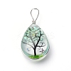 Transparent Glass Pendants GLAA-SZC0001-01A-1