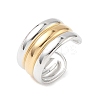304 Stainless Steel Chunky Cuff Rings RJEW-S626-02GP-2