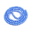 Electroplate Glass Beads Strands EGLA-A044-P4mm-A17-3