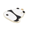 Alloy Enamel Pendants ENAM-P253-01A-G-2