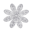430 Stainless Steel Filigree Pendants X-STAS-S108-11A-1