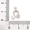 316 Stainless Steel Micro Pave Cubic Zirconia Pendants LS-STAS-K284-01G-P-3